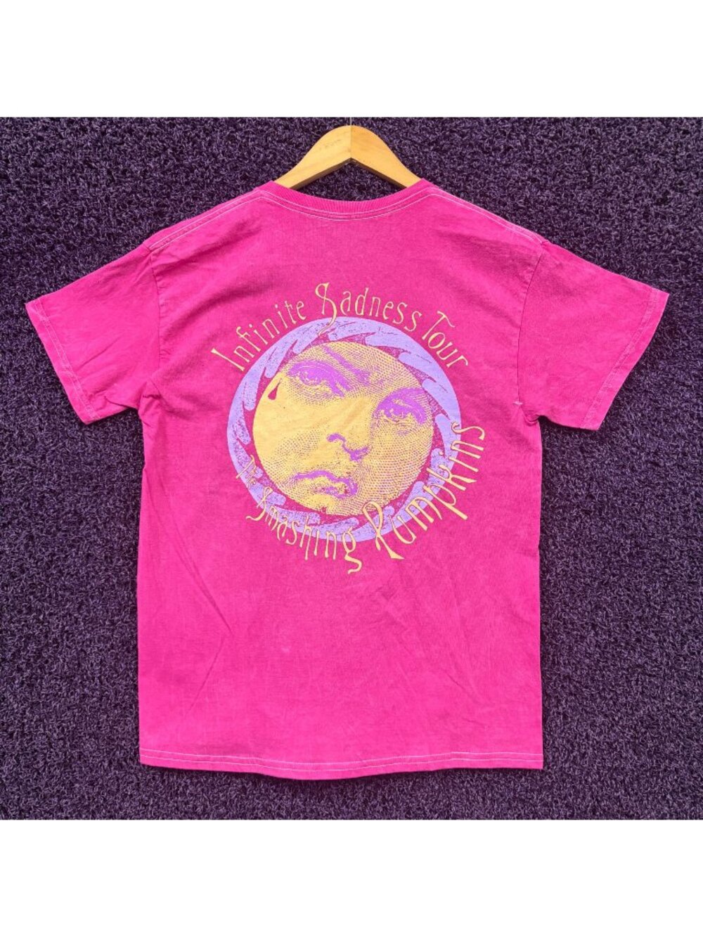 The Smashing Pumpkins Mellon Collie and the Infinite Sadness Face Tee Size Mediu